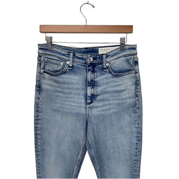 NWT Rag & Bone | Nina High Rise Skinny in Venus Stretch Denim Jeans 24 - Picture 6 of 15